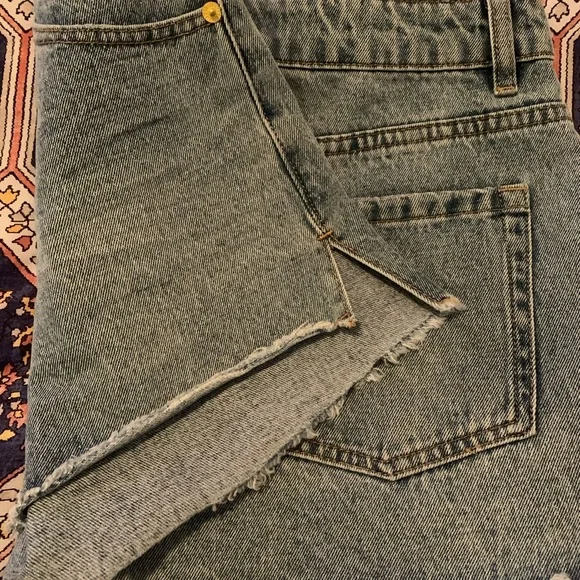 NWT Amuse Society Shoreline Denim Woven Short Size 27 - Picture 5 of 8